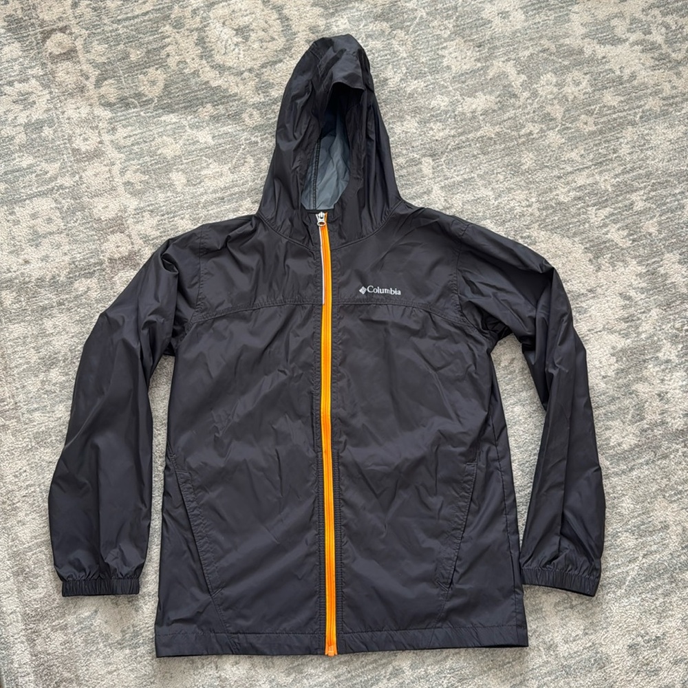 Columbia boys rain jacket size large